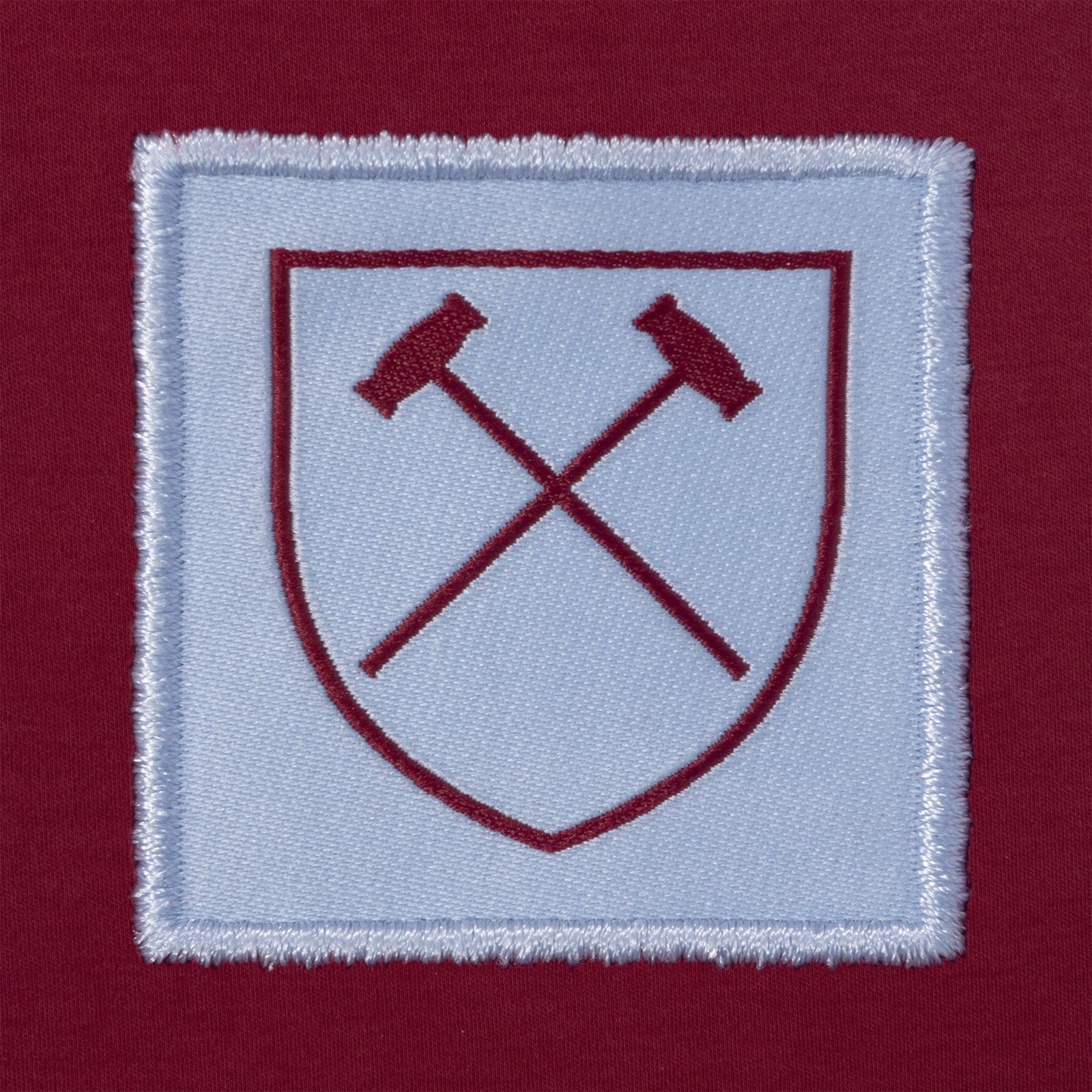 West Ham United FC baby sleepsuit in retro 1966 home kit colours