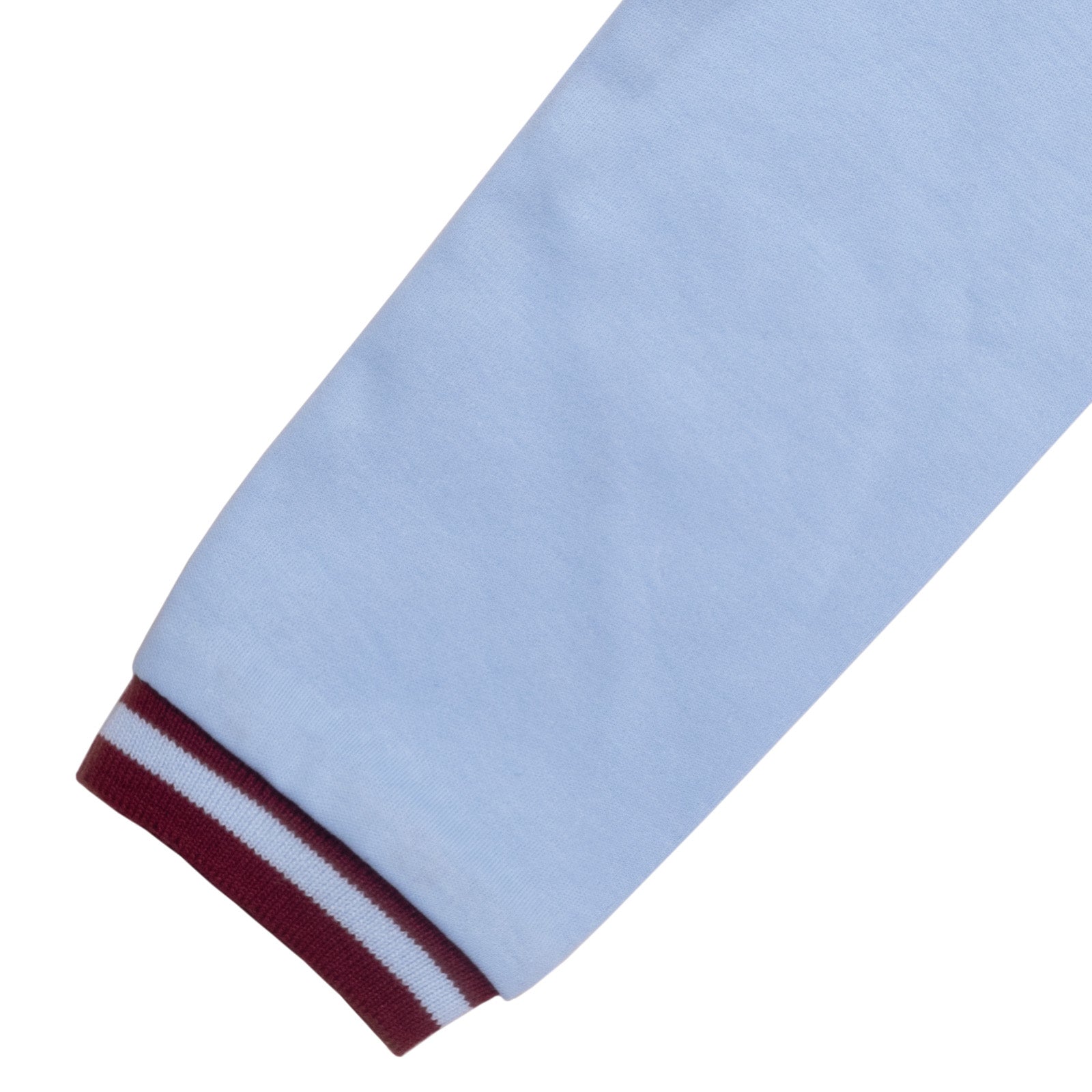 West Ham United FC baby sleepsuit in retro 1966 home kit colours