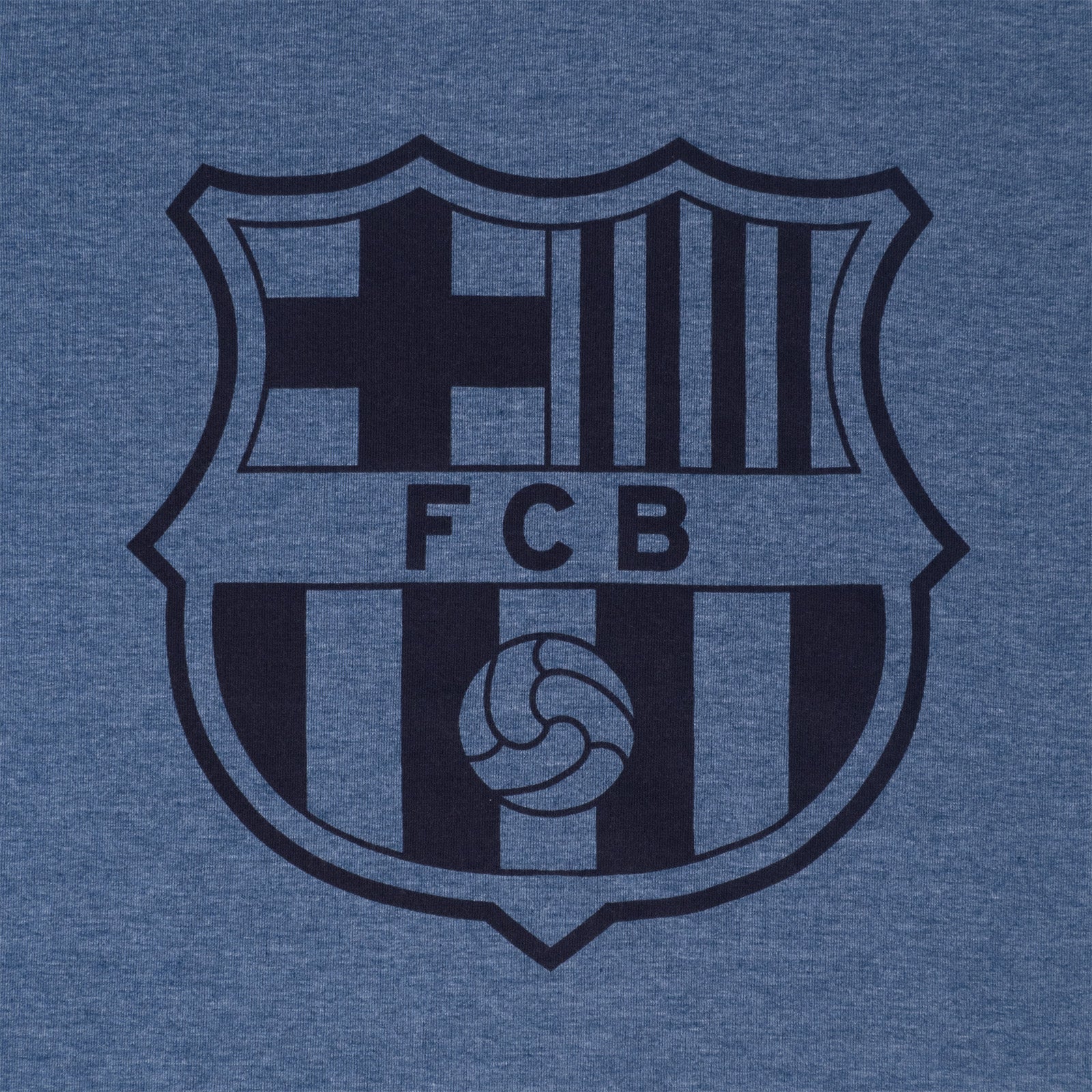 FC Barcelona adults short pyjama loungewear set in blue marl