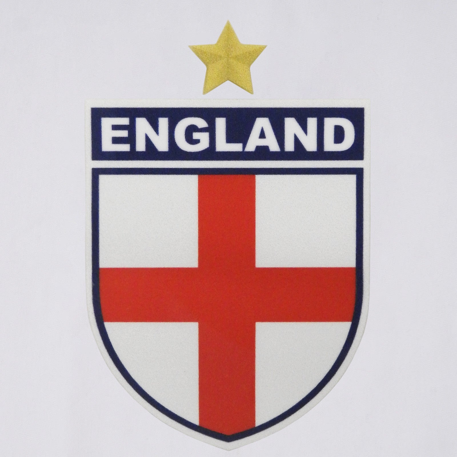 England adults retro ringer t-shirt in white with contrast red trims and logo to chest