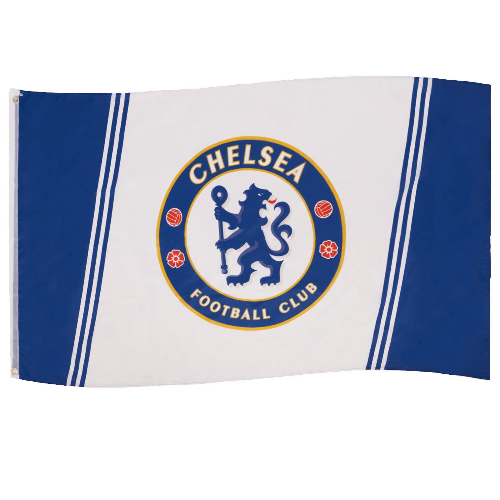 Chelsea 5ft by 3ft flag in royal blue and white