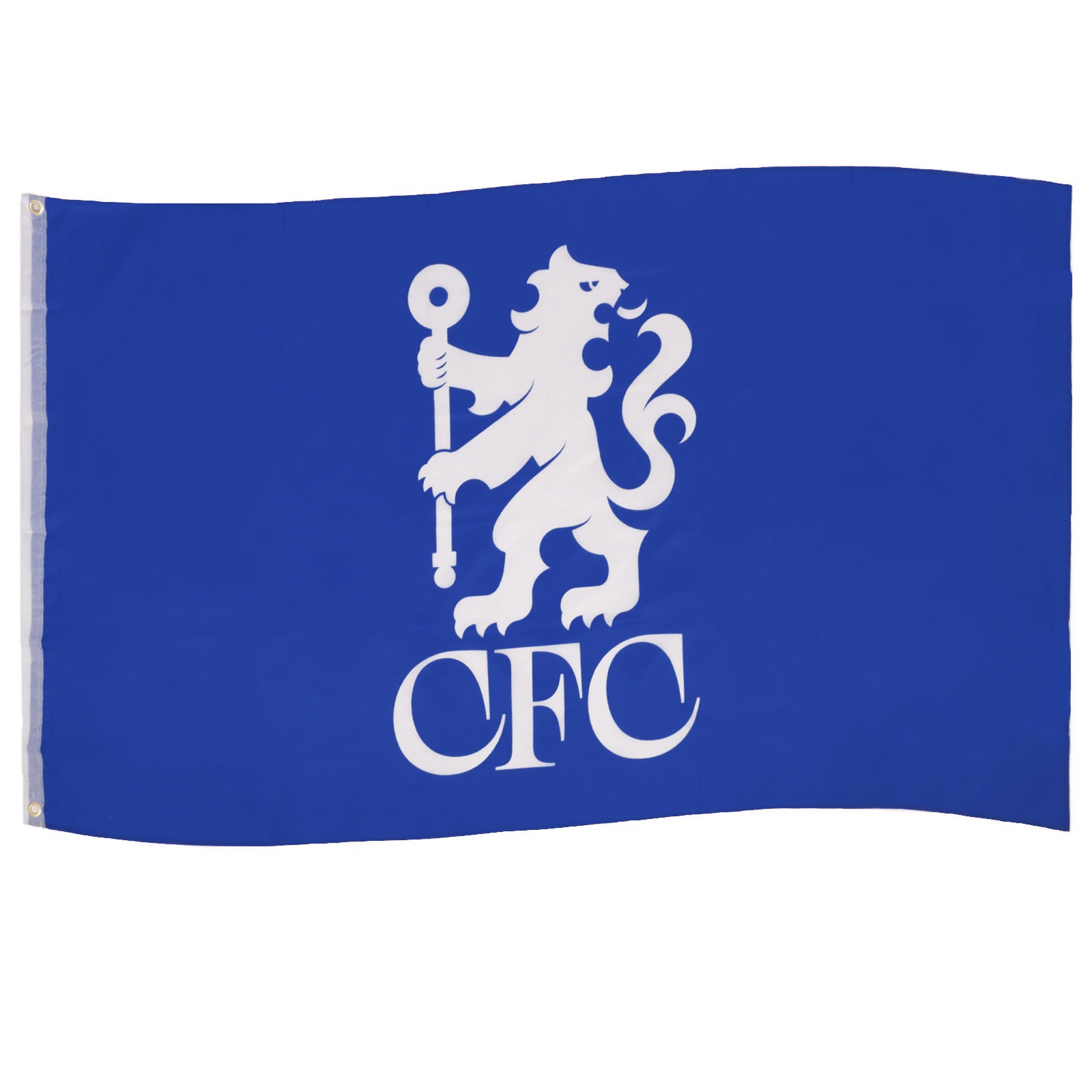 Chelsea 5ft by 3ft flag in royal blue and white