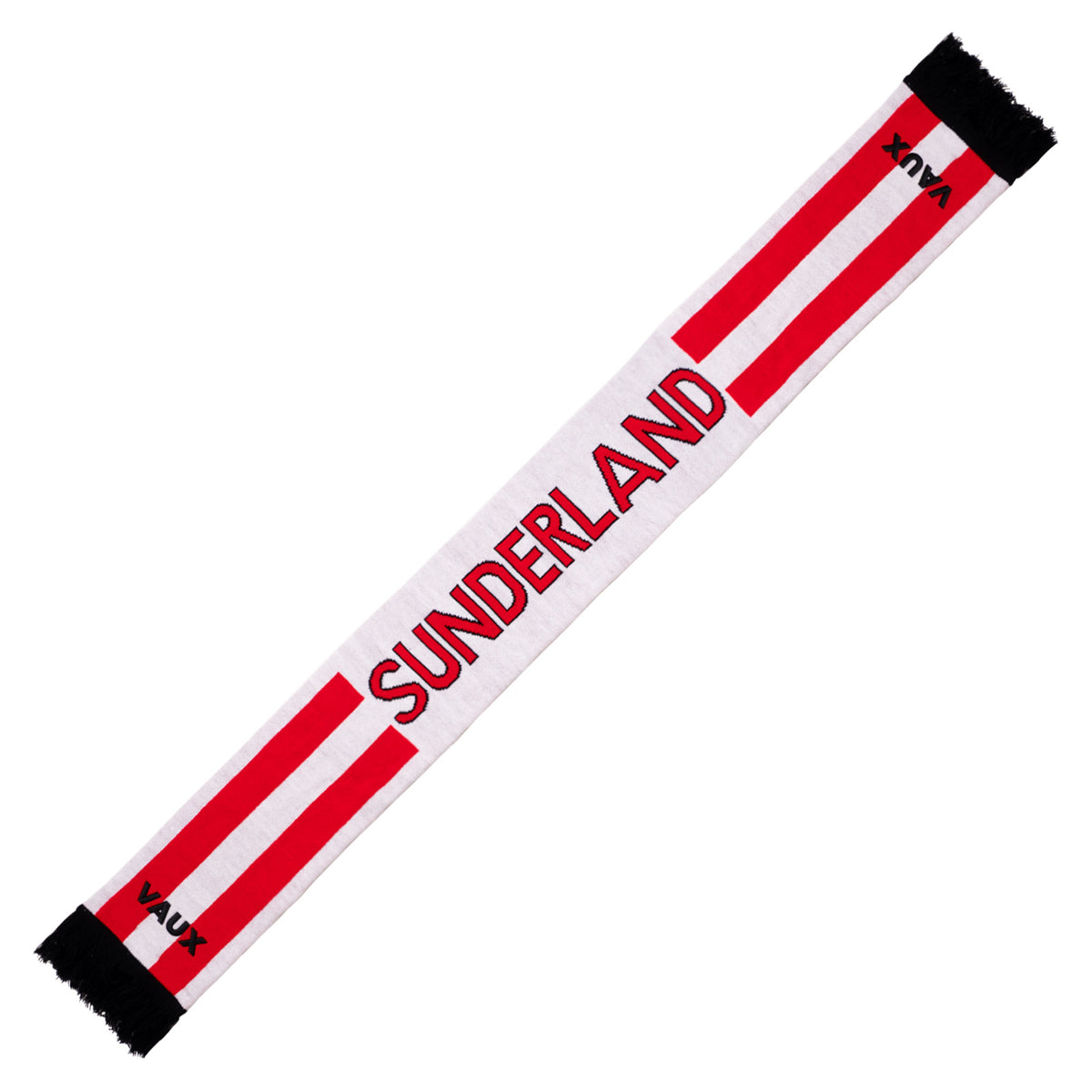 Sunderland football scarf in retro kit colours