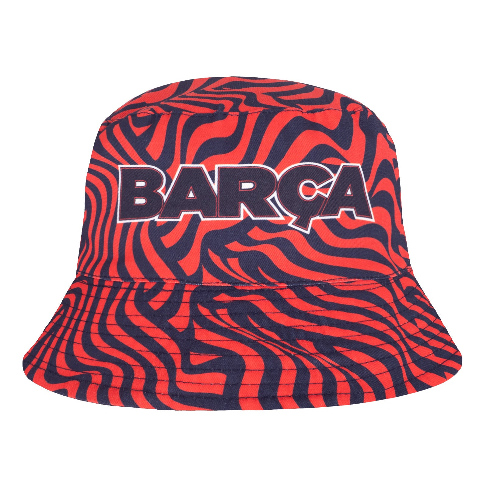 FC Barcelona reversible bucket hat in navy blue & claret