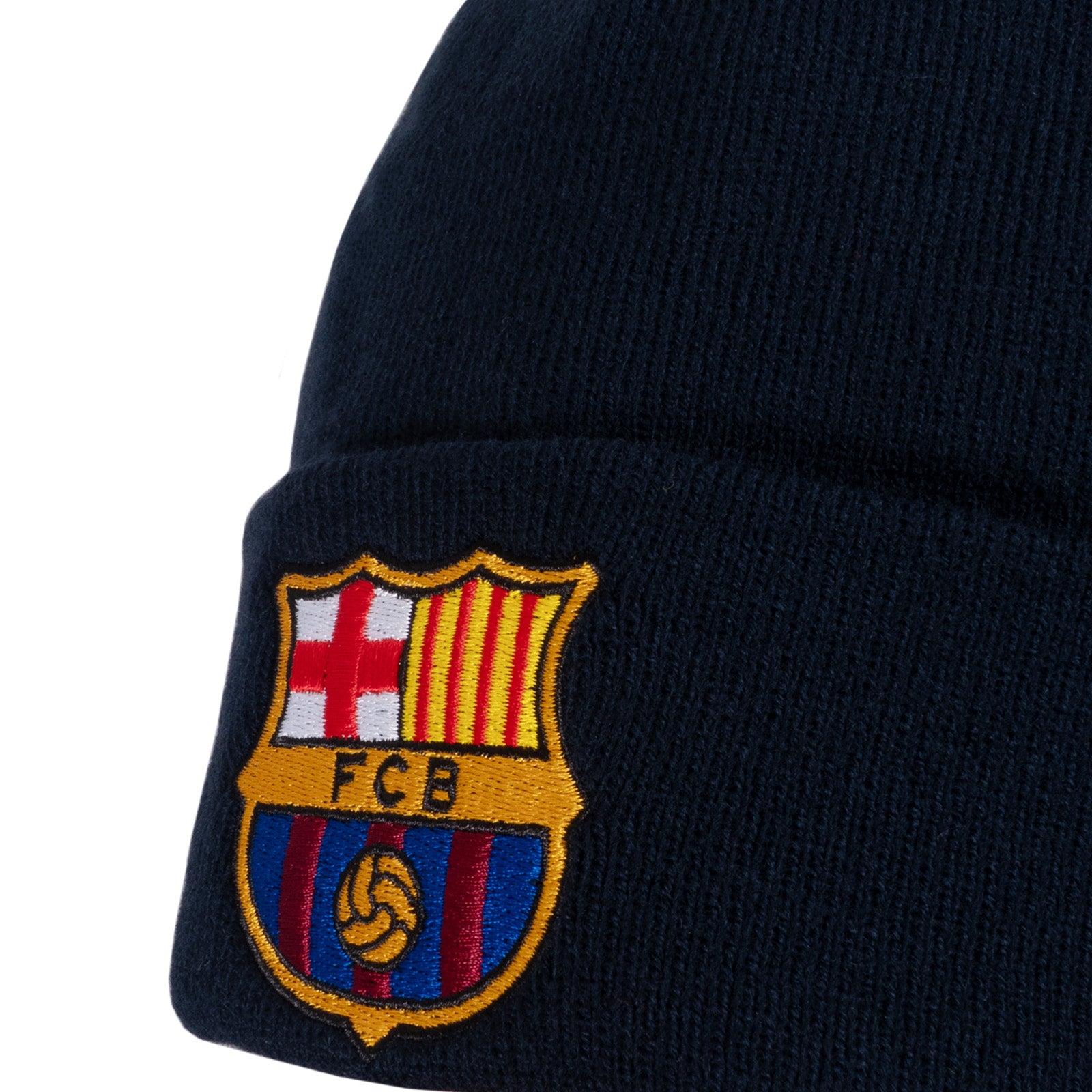 FC Barcelona beanie hat in navy blue