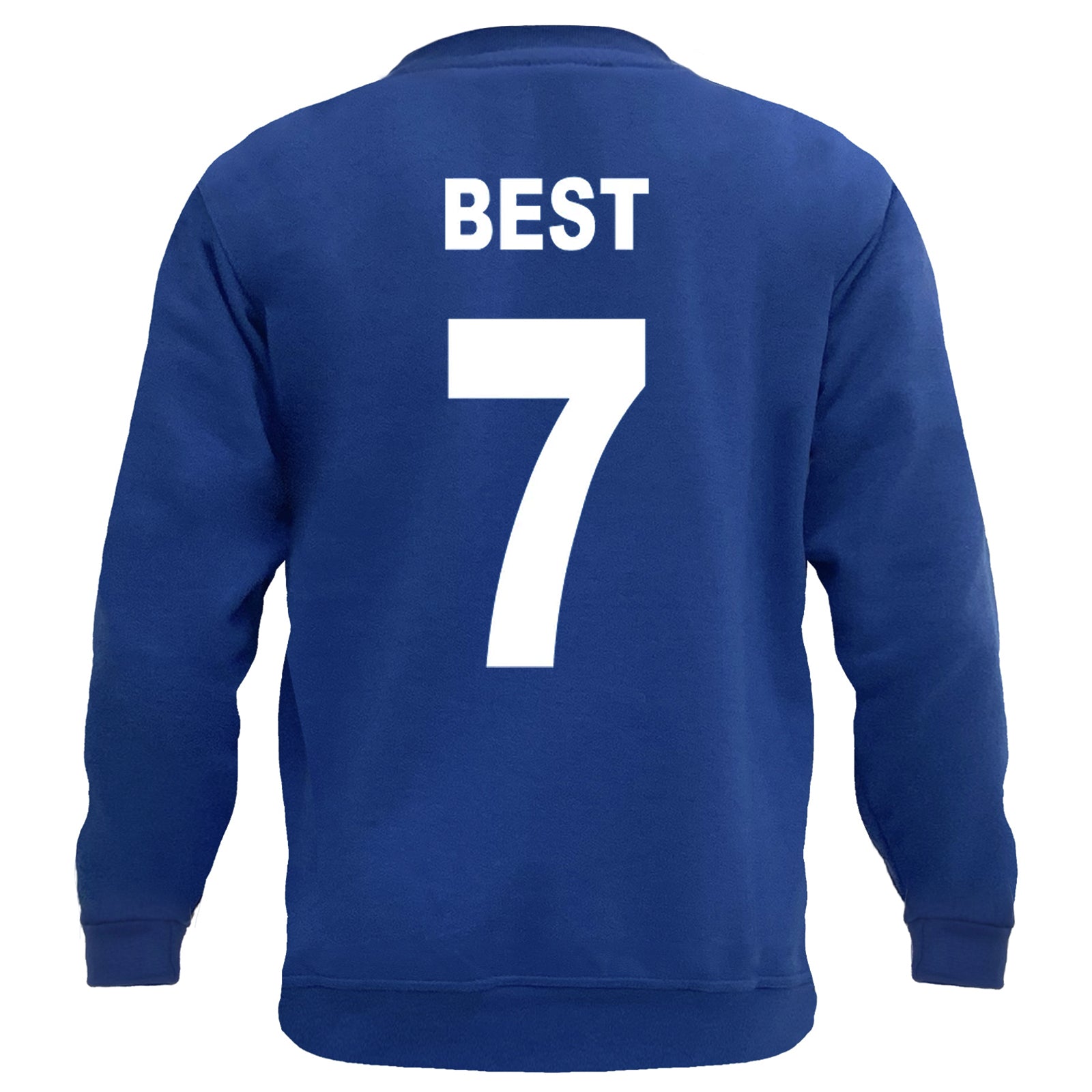 Man United sweatshirt in blue 1968 European colours