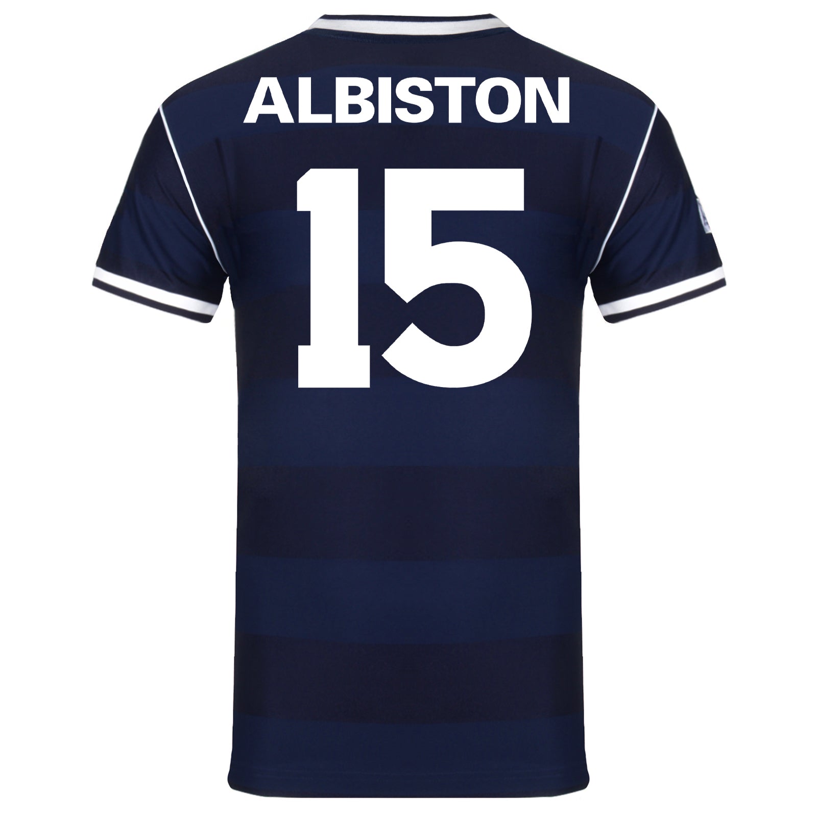 Scotland retro 1986 football shirt. Replica shirt in navy blue with crest to chest