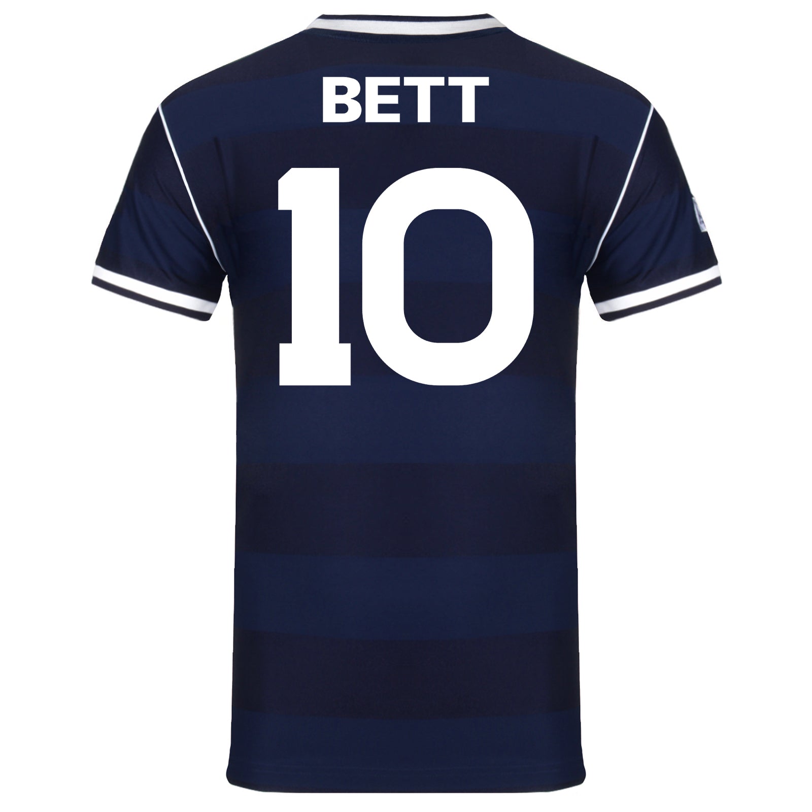 Scotland retro 1986 football shirt. Replica shirt in navy blue with crest to chest