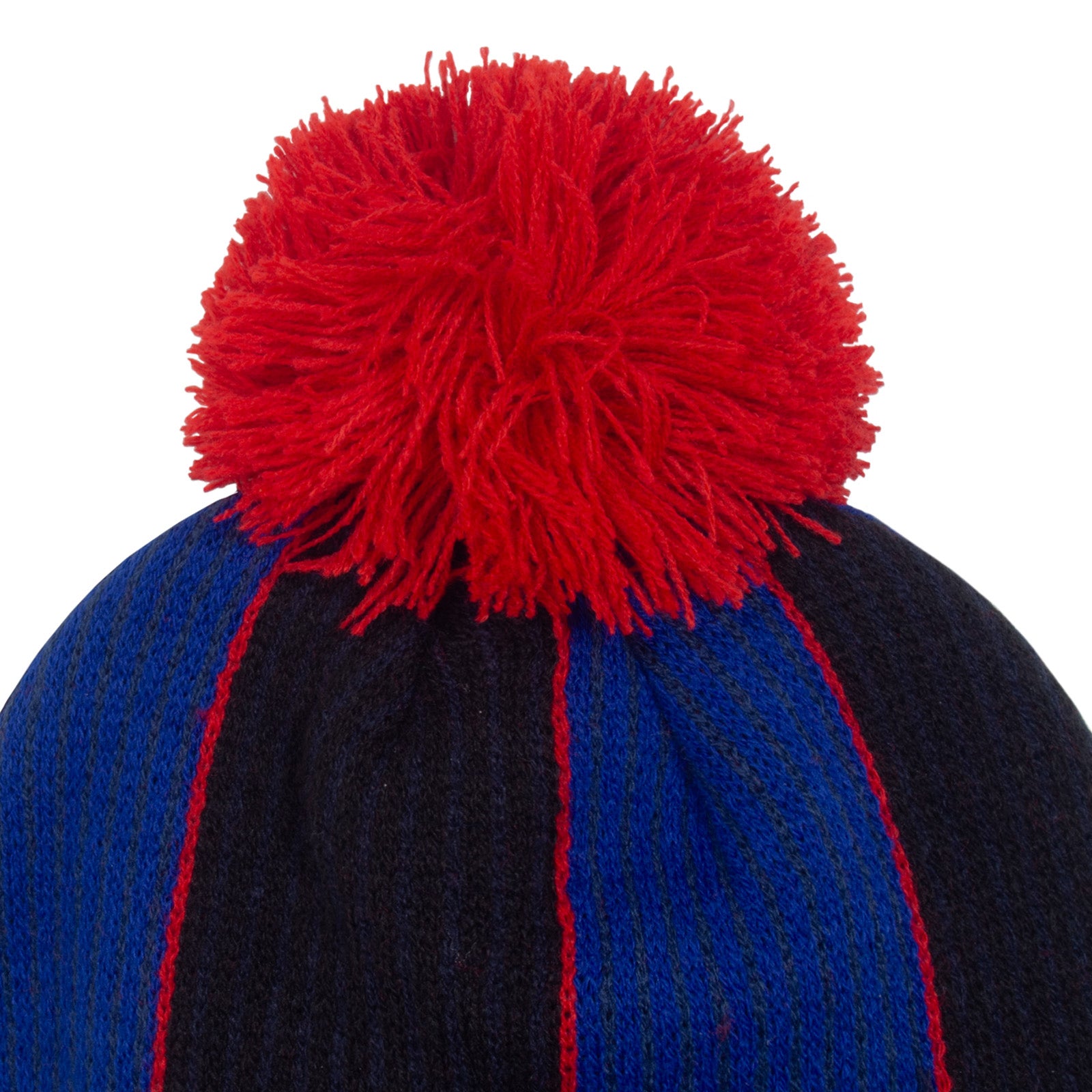 Middlesbrough retro knitted bobble hat in blue 1995 colours