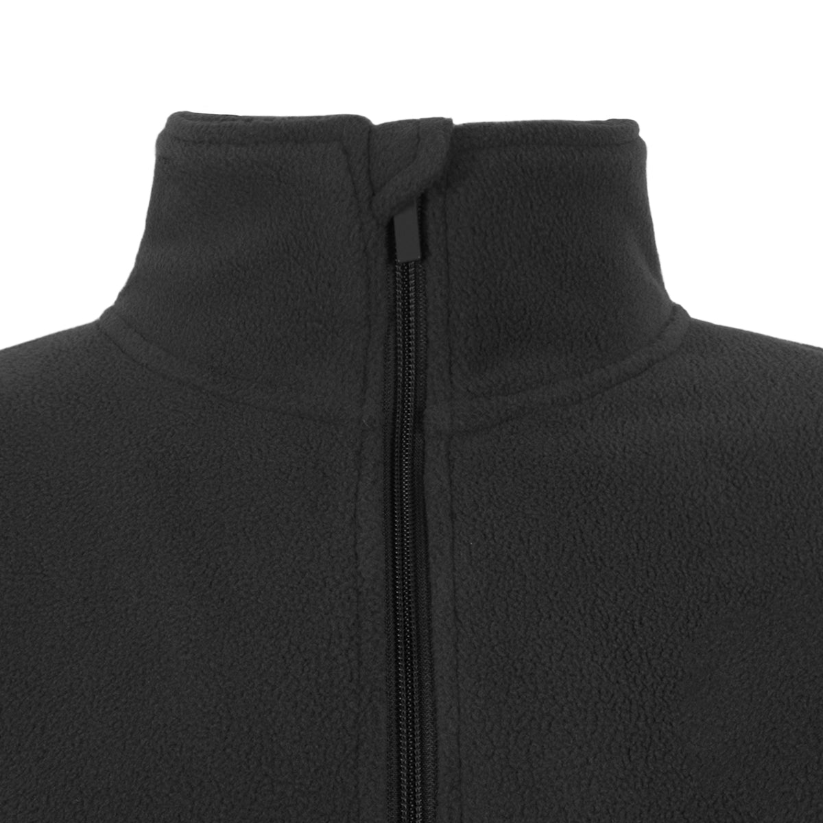 Celtic adults microfleece jacket in black with a woven club crest to chest.