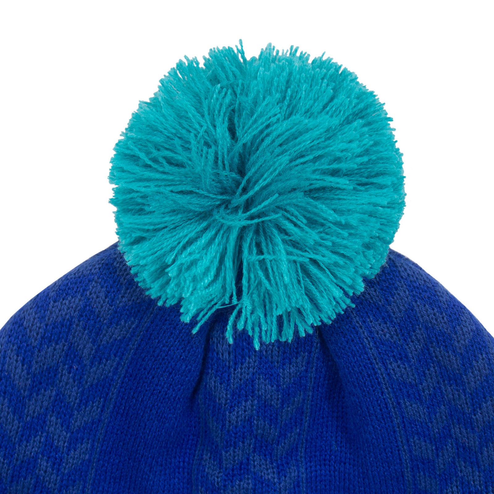 Nottingham Forest retro knitted bobble hat in blue 1993 colours