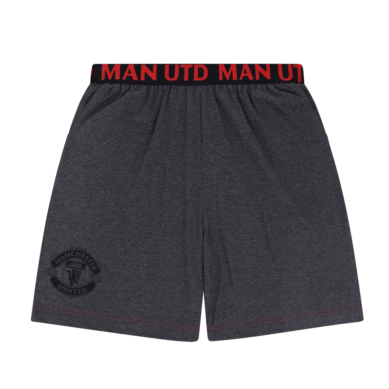 Manchester United short pyjamas for adults in grey