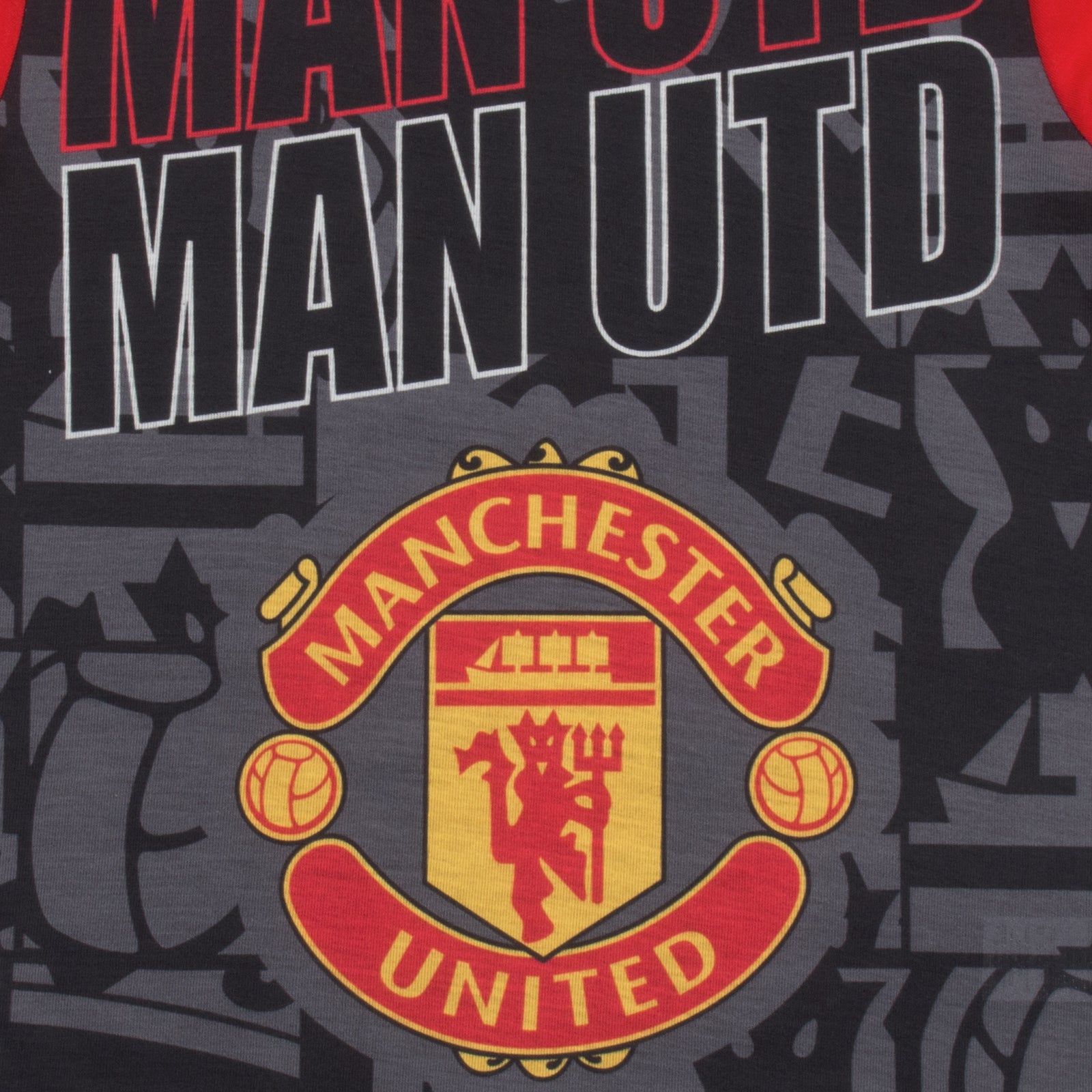 Manchester United long pyjamas for kids in black