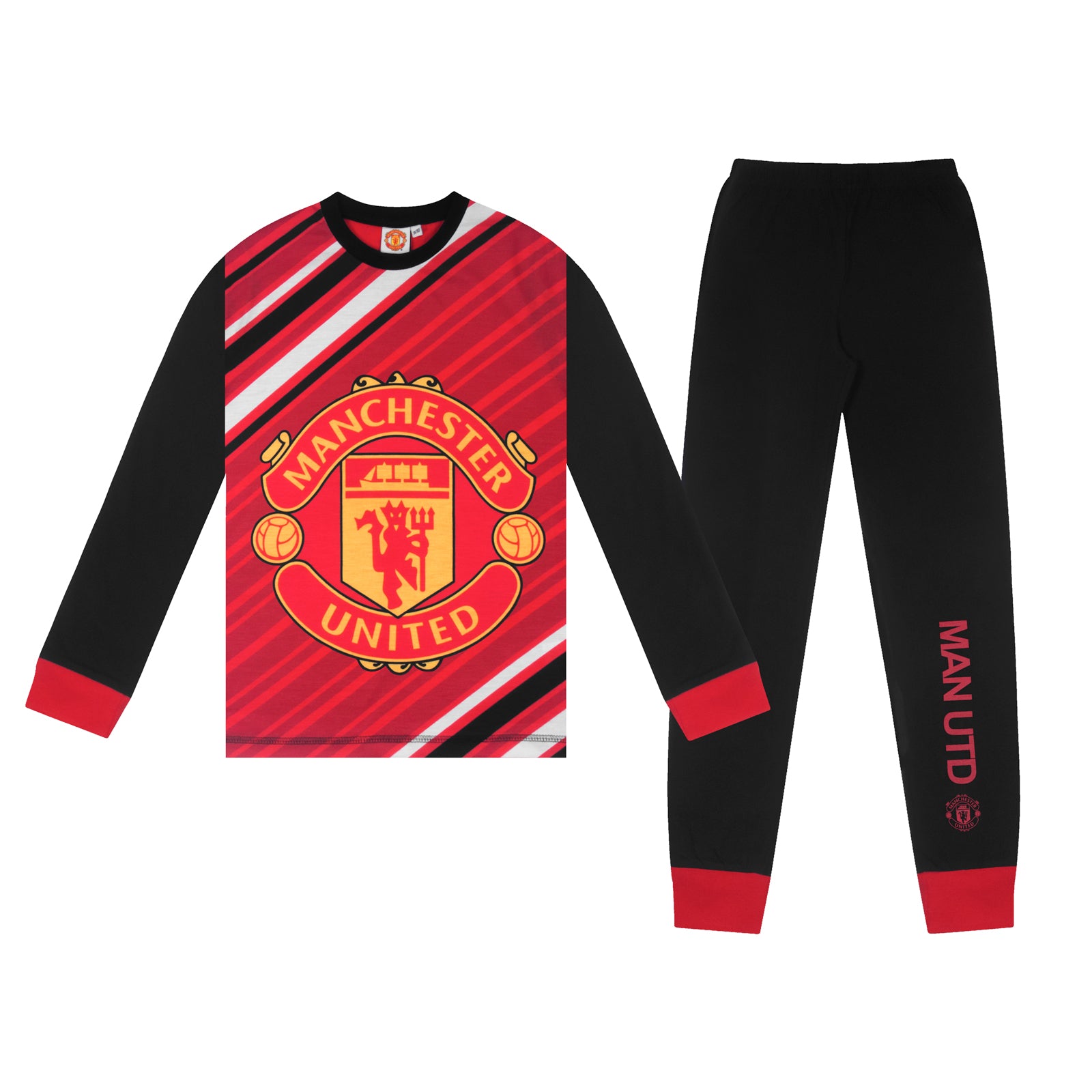 Manchester United long pyjamas for kids in red