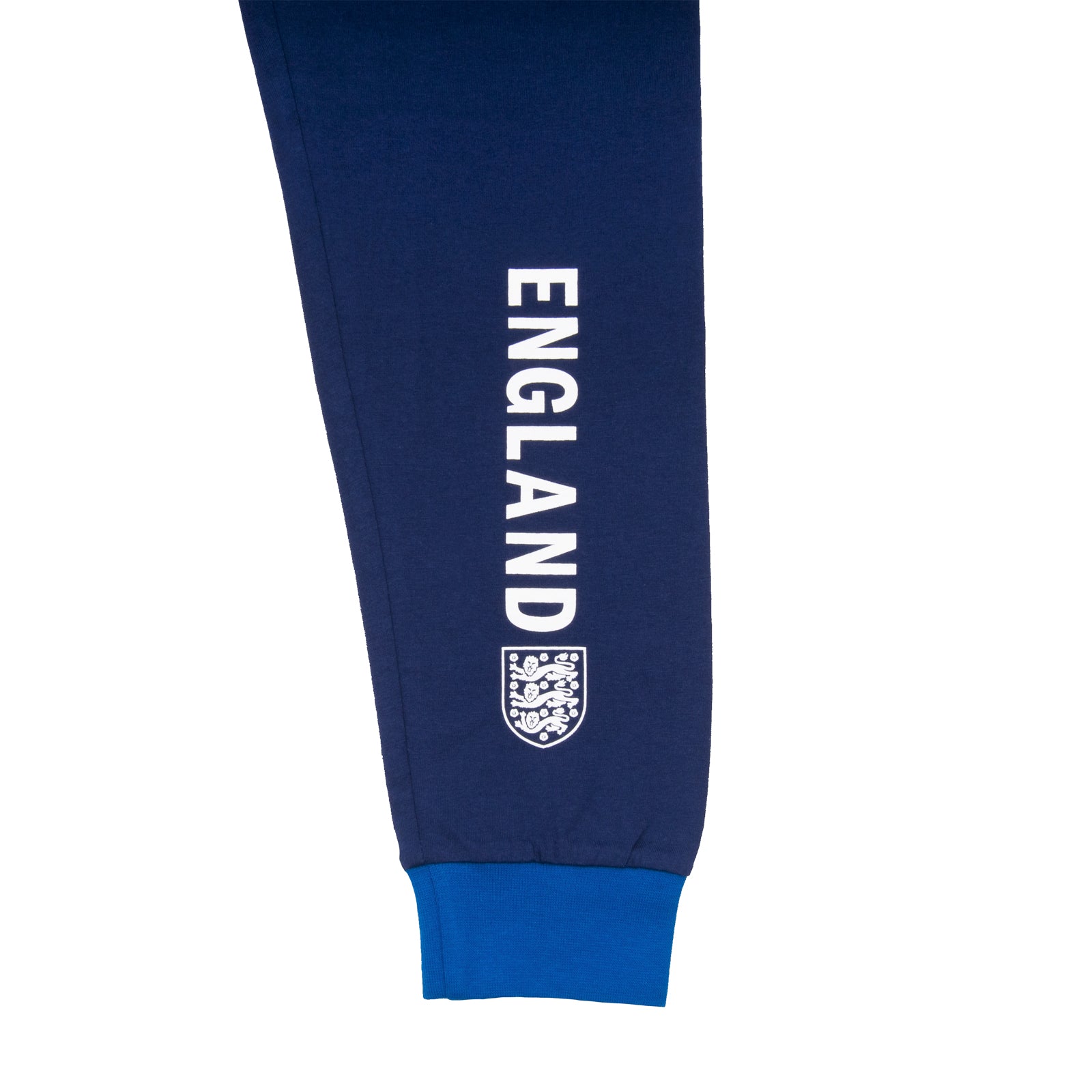 England kids long pyjama in blue. Long sleeved top with graphic print and long bottoms