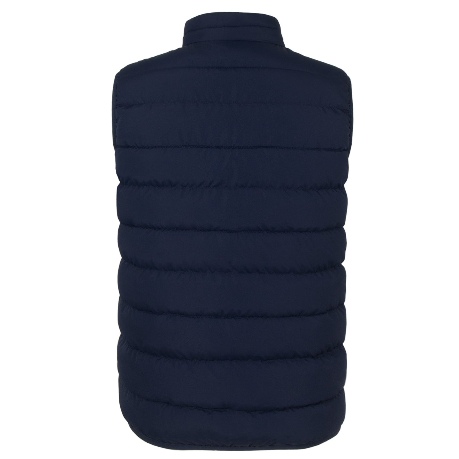 Arsenal adults gilet in navy blue with club crest to chest.