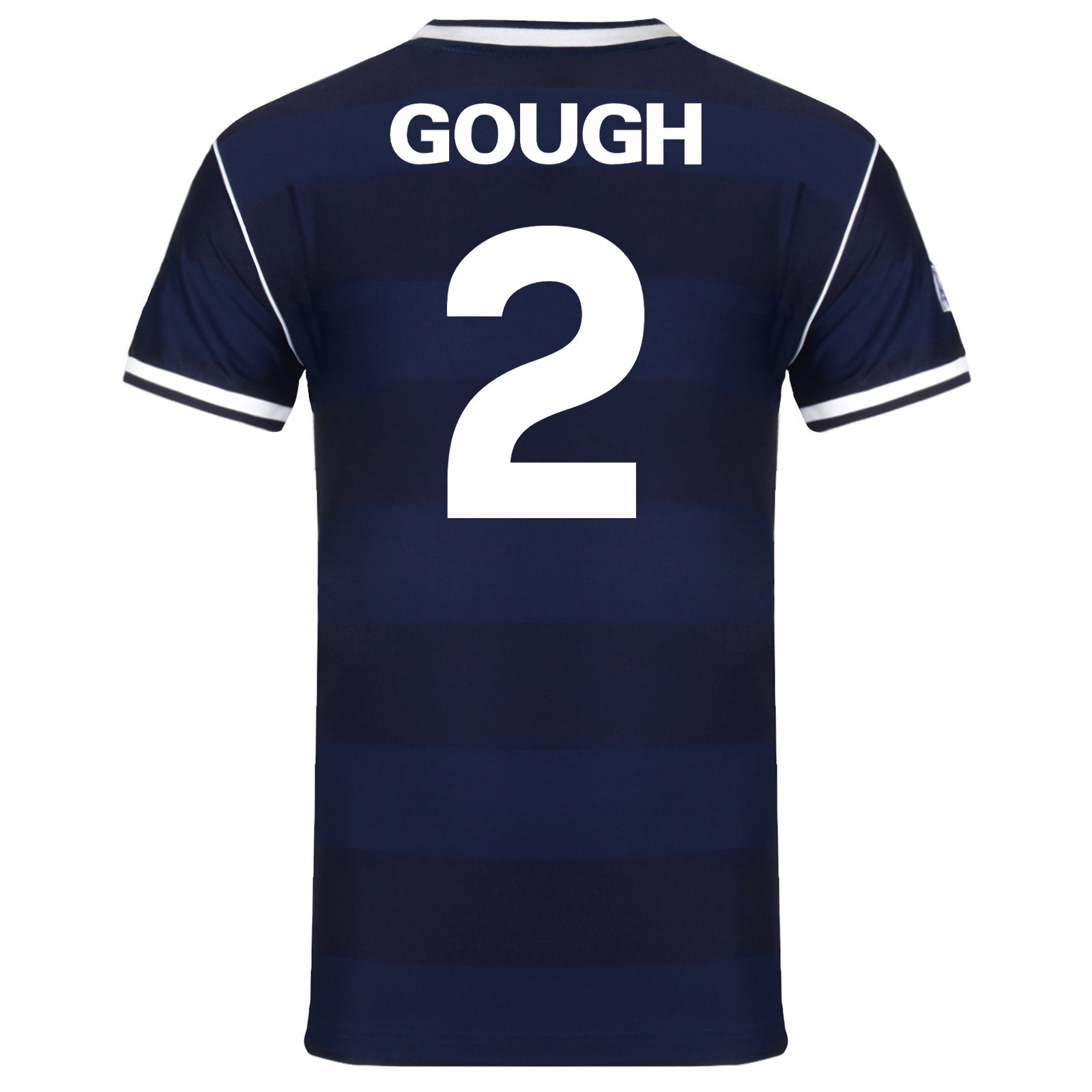 Scotland retro 1986 football shirt. Replica shirt in navy blue with crest to chest