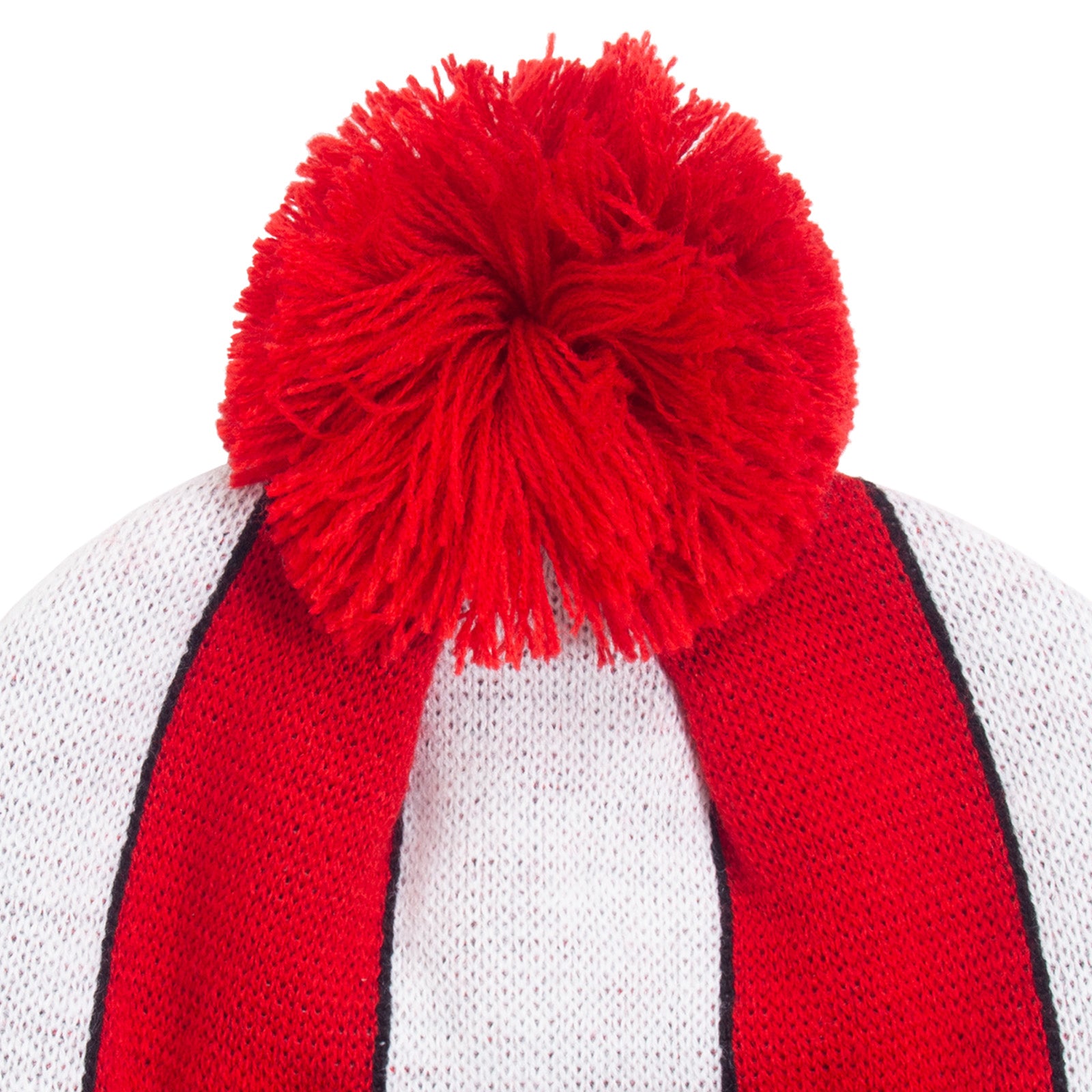 Sheffield United retro knitted bobble hat in red 1992 colours