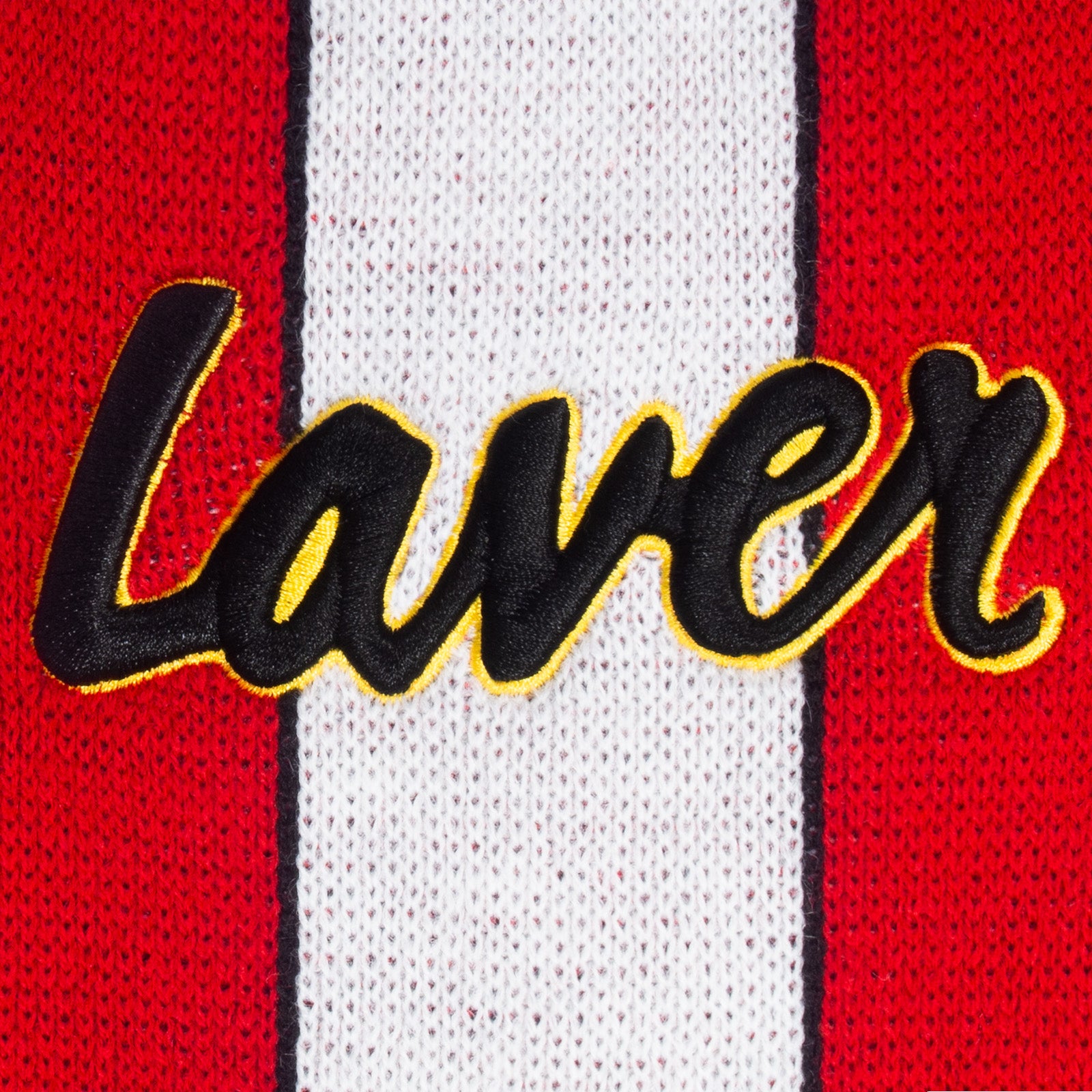 Sheffield United retro knitted bobble hat in red 1992 colours