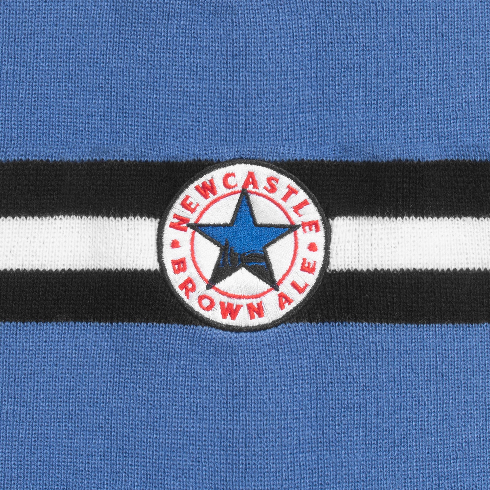 Newcastle United bobble hat in retro blue 1996 colours