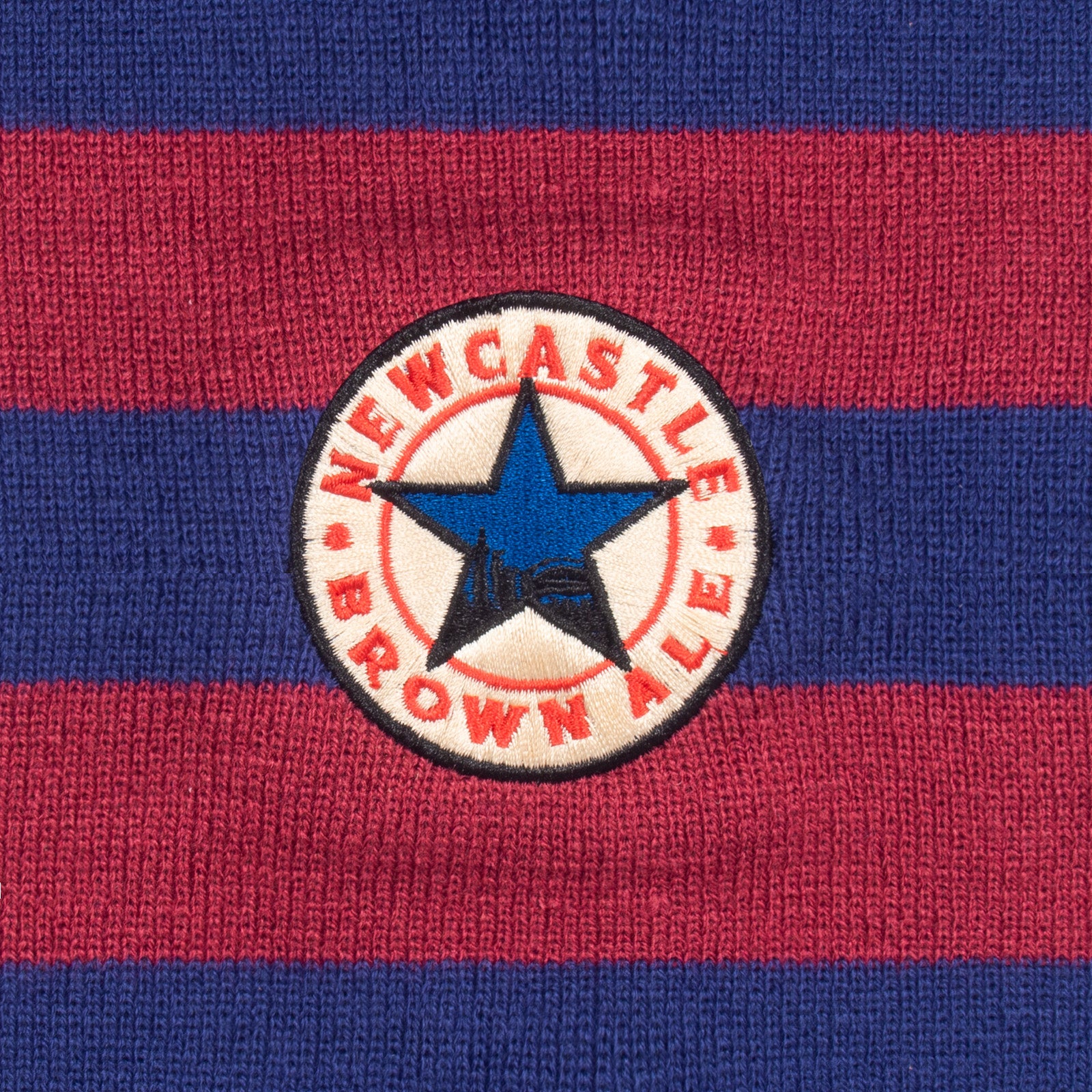 Newcastle United bobble hat in retro blue 1995 colours