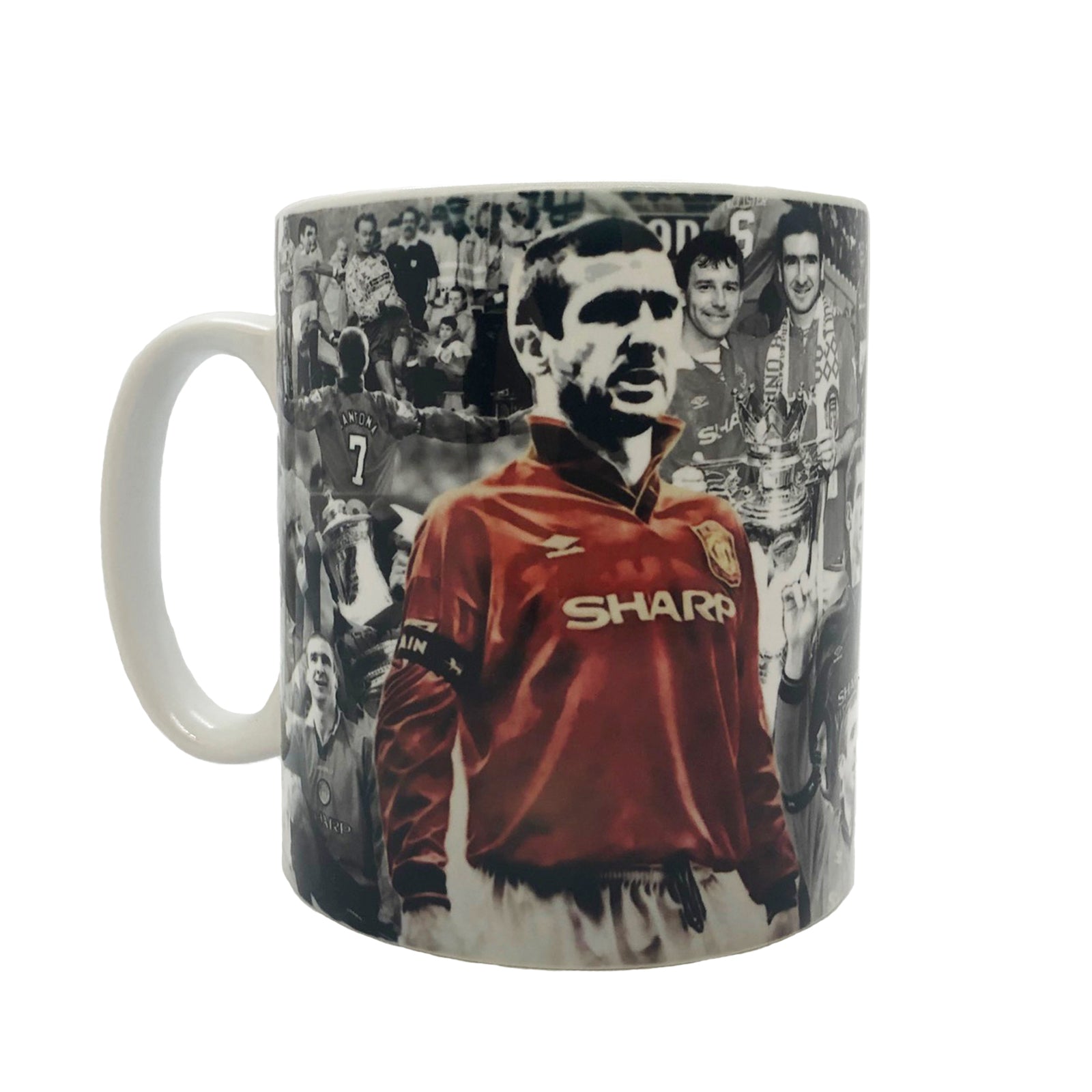 Man United mug - legends Eric Cantona in red