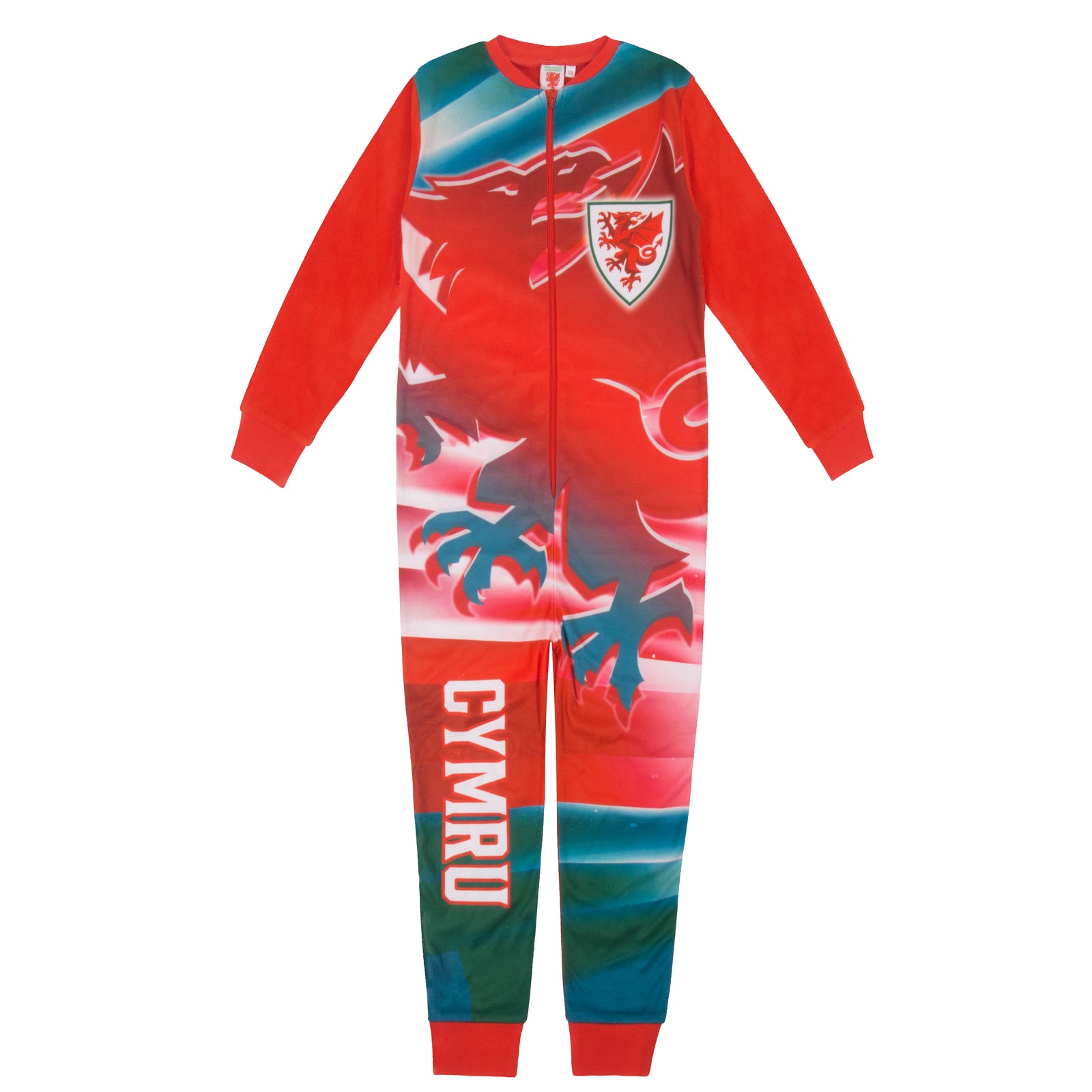 Wales football onesie for kids in red